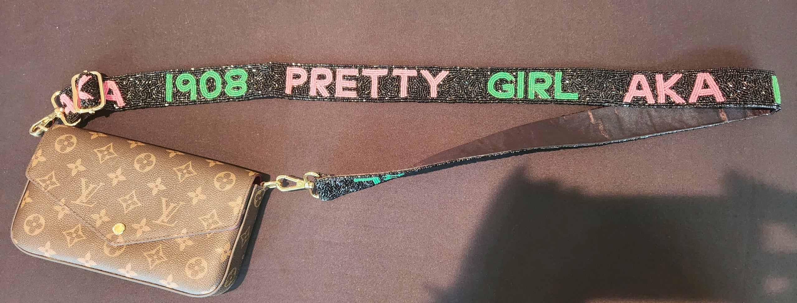 AKA Pretty Girl 1908 Beaded purse strap